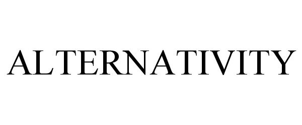 Trademark Logo ALTERNATIVITY