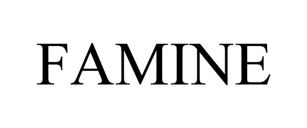 Trademark Logo FAMINE
