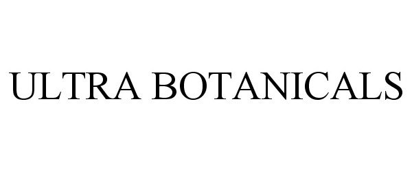 Trademark Logo ULTRA BOTANICALS