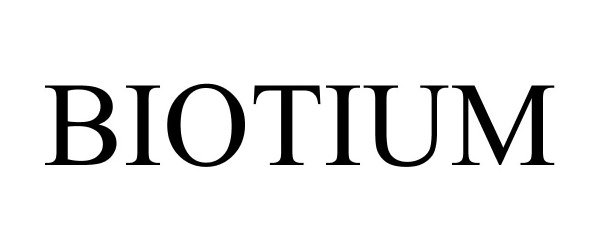 Trademark Logo BIOTIUM