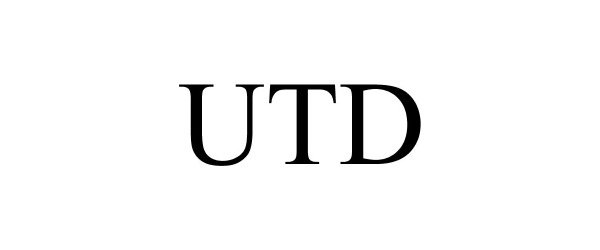 Trademark Logo UTD