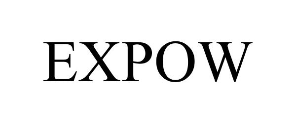 Trademark Logo EXPOW