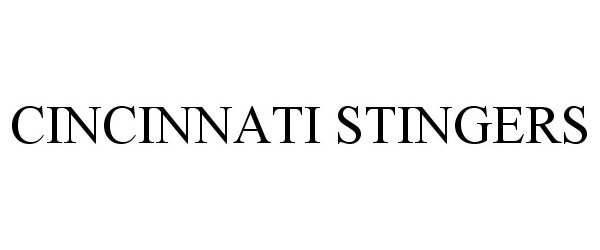 Trademark Logo CINCINNATI STINGERS