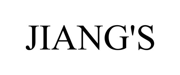 Trademark Logo JIANG'S