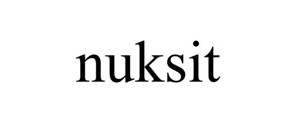 Trademark Logo NUKSIT