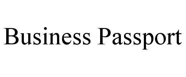 Trademark Logo BUSINESS PASSPORT