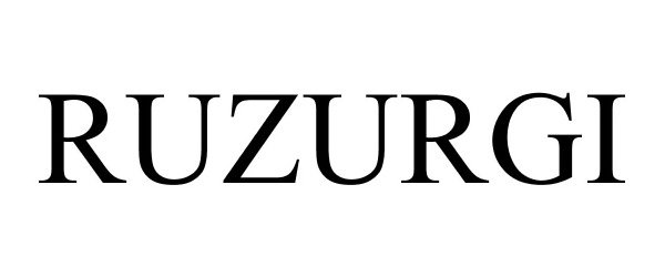 Trademark Logo RUZURGI