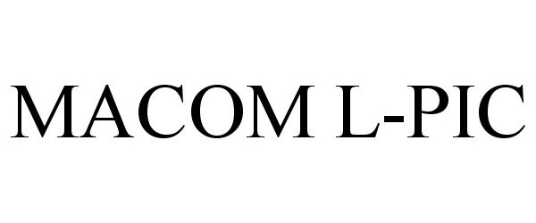 Trademark Logo MACOM L-PIC