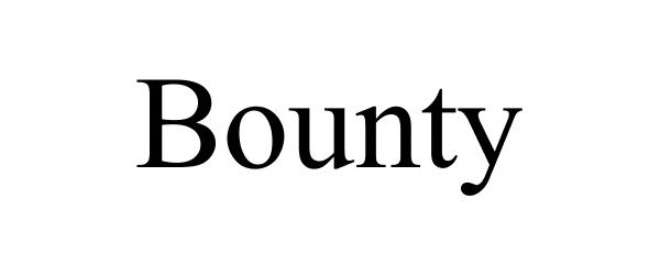 Trademark Logo BOUNTY