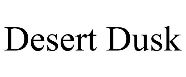  DESERT DUSK