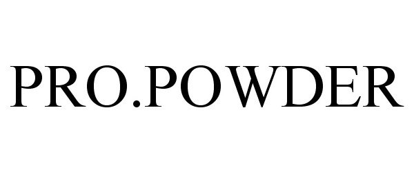  PRO.POWDER