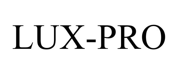 Trademark Logo LUX-PRO