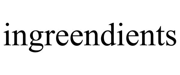 Trademark Logo INGREENDIENTS