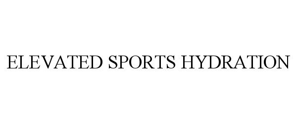  ELEVATED SPORTS HYDRATION