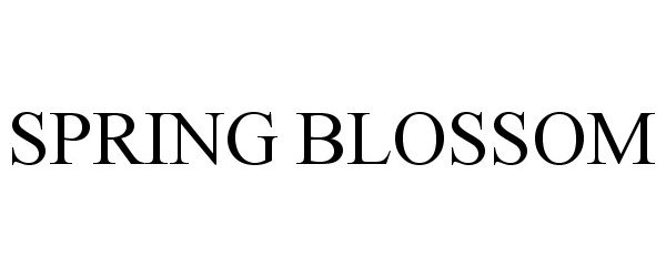 Trademark Logo SPRING BLOSSOM