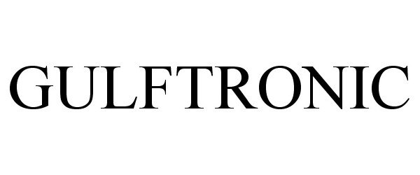 Trademark Logo GULFTRONIC