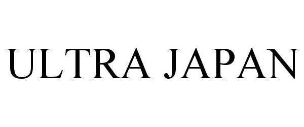 Trademark Logo ULTRA JAPAN