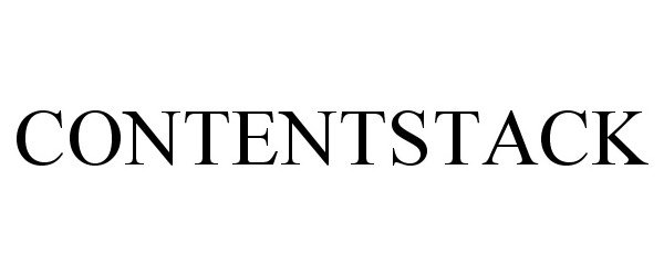 Trademark Logo CONTENTSTACK