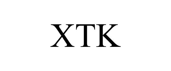 Trademark Logo XTK