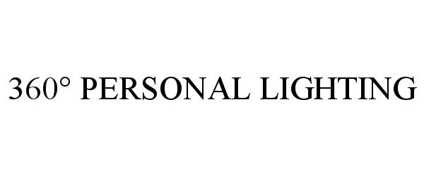Trademark Logo 360° PERSONAL LIGHTING