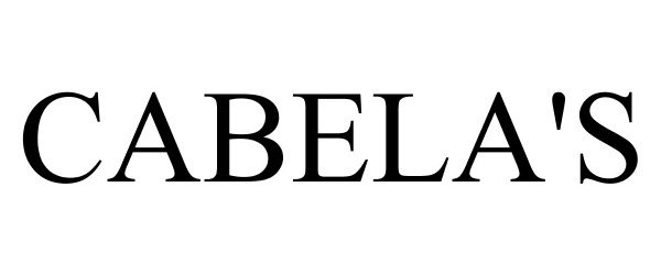 Trademark Logo CABELA'S