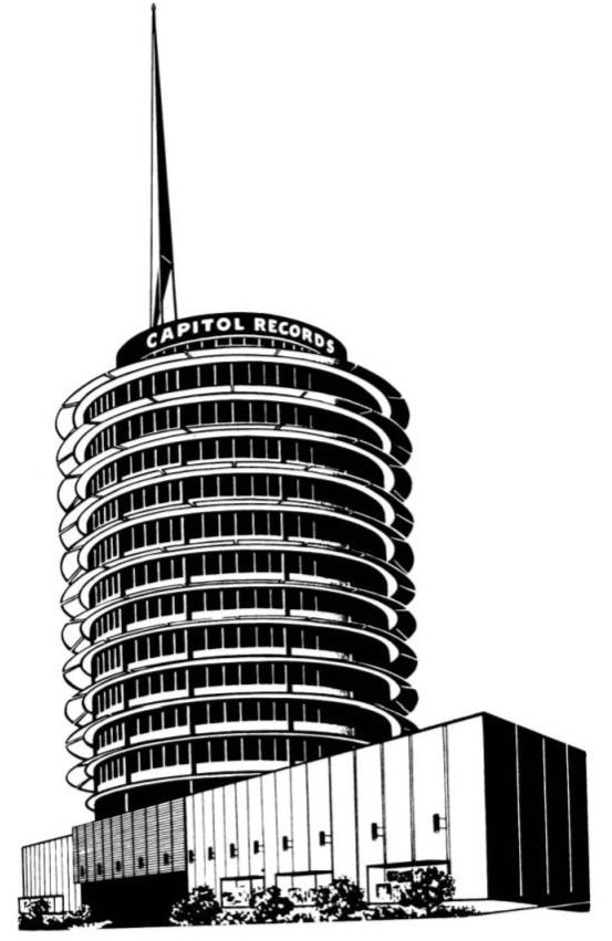 capitol records building drawing