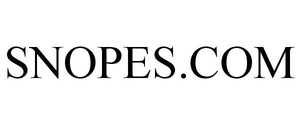 Trademark Logo SNOPES.COM