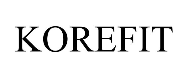 Trademark Logo KOREFIT