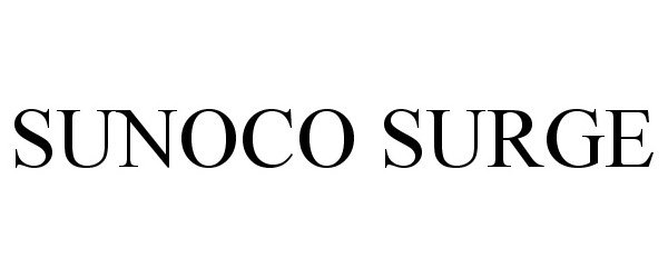 Trademark Logo SUNOCO SURGE