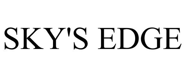 Trademark Logo SKY'S EDGE