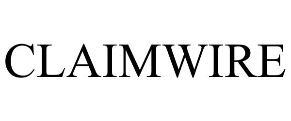 Trademark Logo CLAIMWIRE