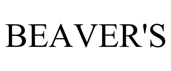 Trademark Logo BEAVER'S
