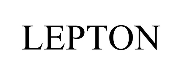 Trademark Logo LEPTON