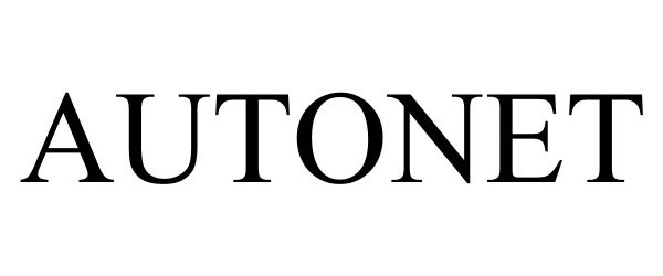 Trademark Logo AUTONET