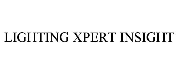  LIGHTING XPERT INSIGHT