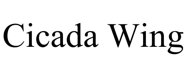 Trademark Logo CICADA WING