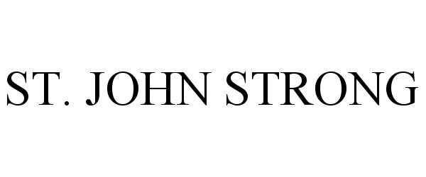 Trademark Logo ST. JOHN STRONG