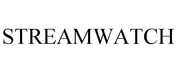Trademark Logo STREAMWATCH