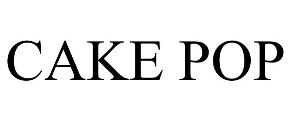 Trademark Logo CAKE POP