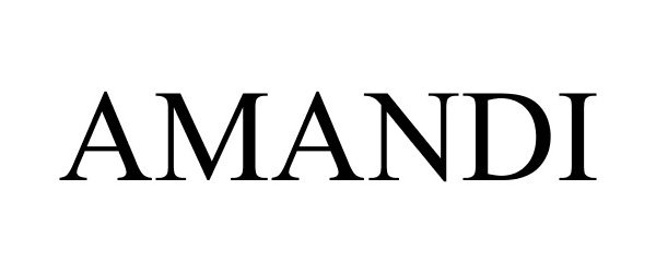 Trademark Logo AMANDI