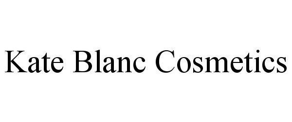 Trademark Logo KATE BLANC COSMETICS