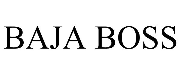 Trademark Logo BAJA BOSS