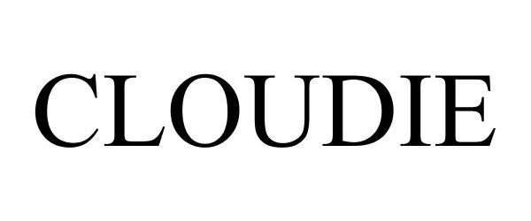 Trademark Logo CLOUDIE