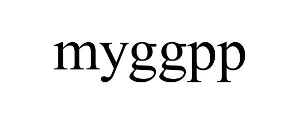 Trademark Logo MYGGPP