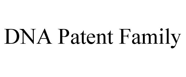  DNA PATENT FAMILY