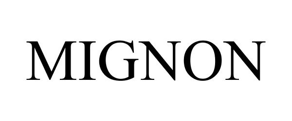 Trademark Logo MIGNON