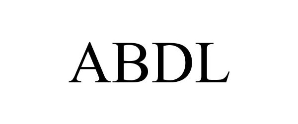 Trademark Logo ABDL