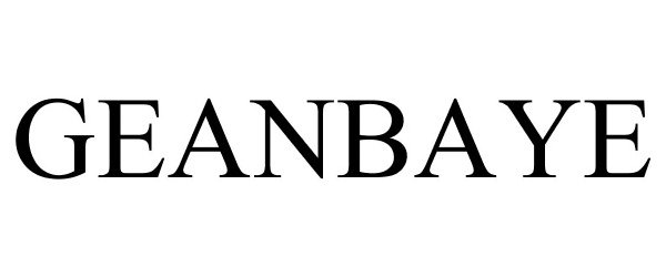 Trademark Logo GEANBAYE