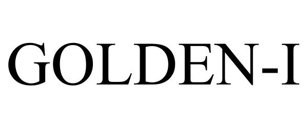 Trademark Logo GOLDEN-I