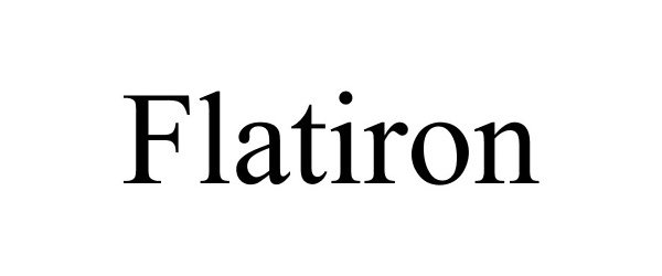 Trademark Logo FLATIRON